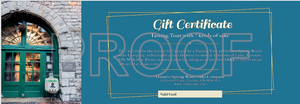 Gift Certificate - Tasting Tour with 7 Kinds of Sake