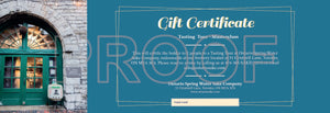 Gift Certificate - Tasting Tour (Masterclass)