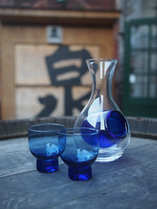 Sakeware set B (Clear Blue)